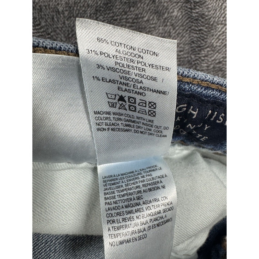 Lucky Brand Bridgette High Rise Ankle Skinny Jeans Button Fly Light Wash 8/29 - Picture 11 of 13
